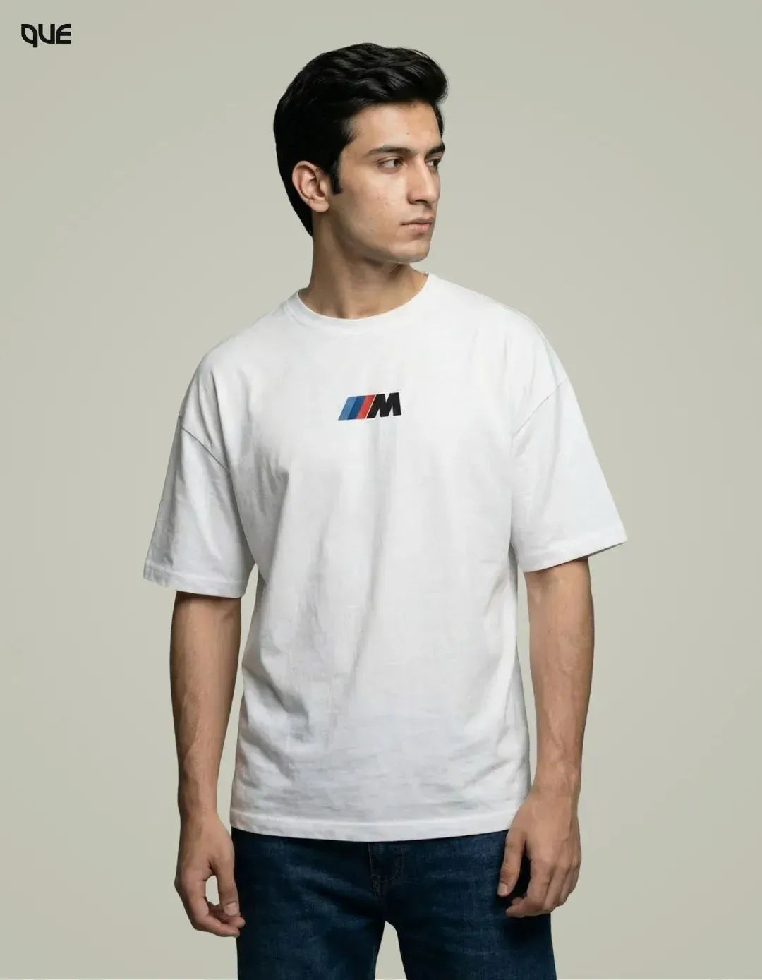 M LOGO DOWN SHOULDER T-SHIRT