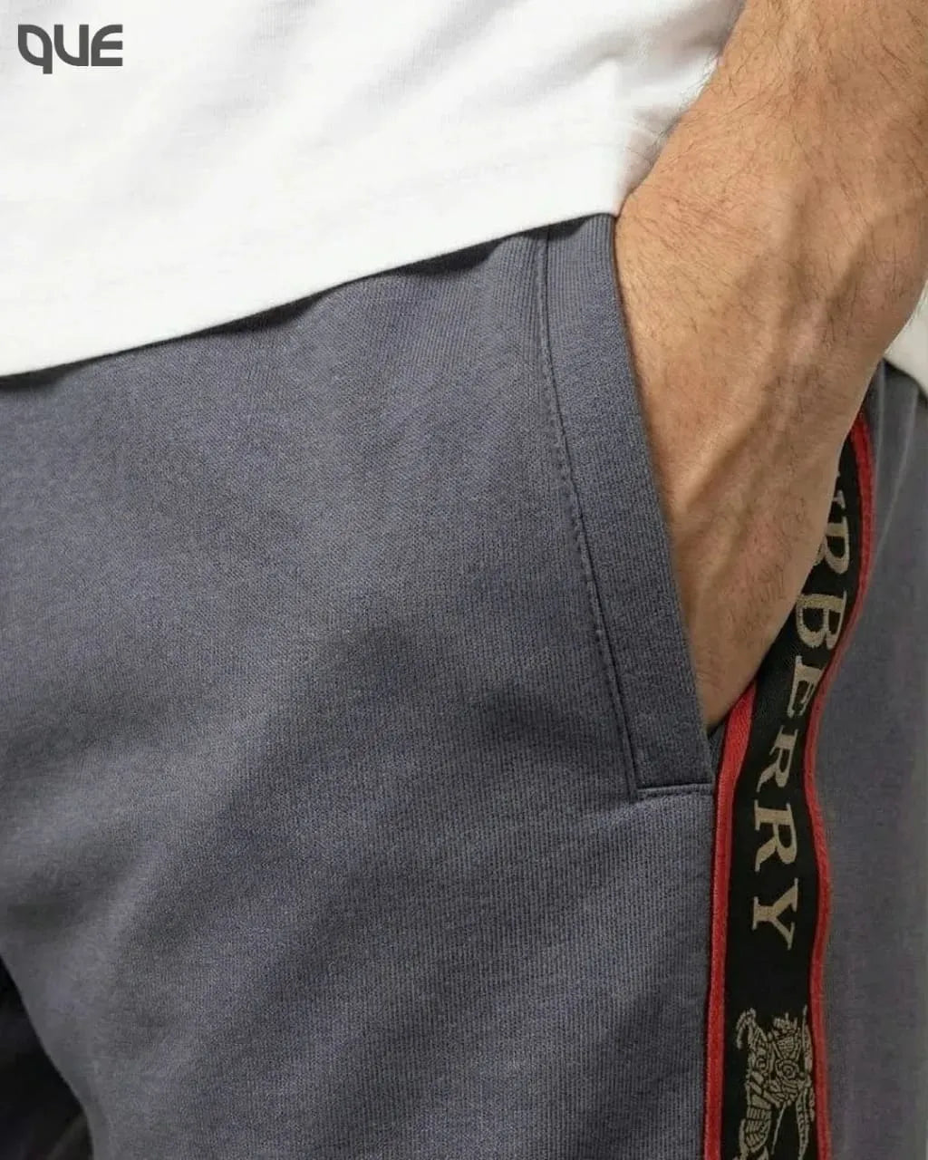 GRAY SLIM-FIT TRACK TROUSER