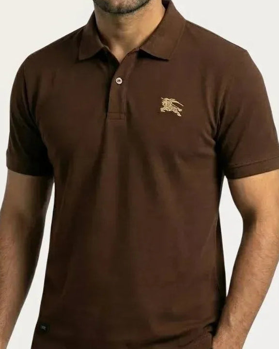 BROWN POLO SHIRT