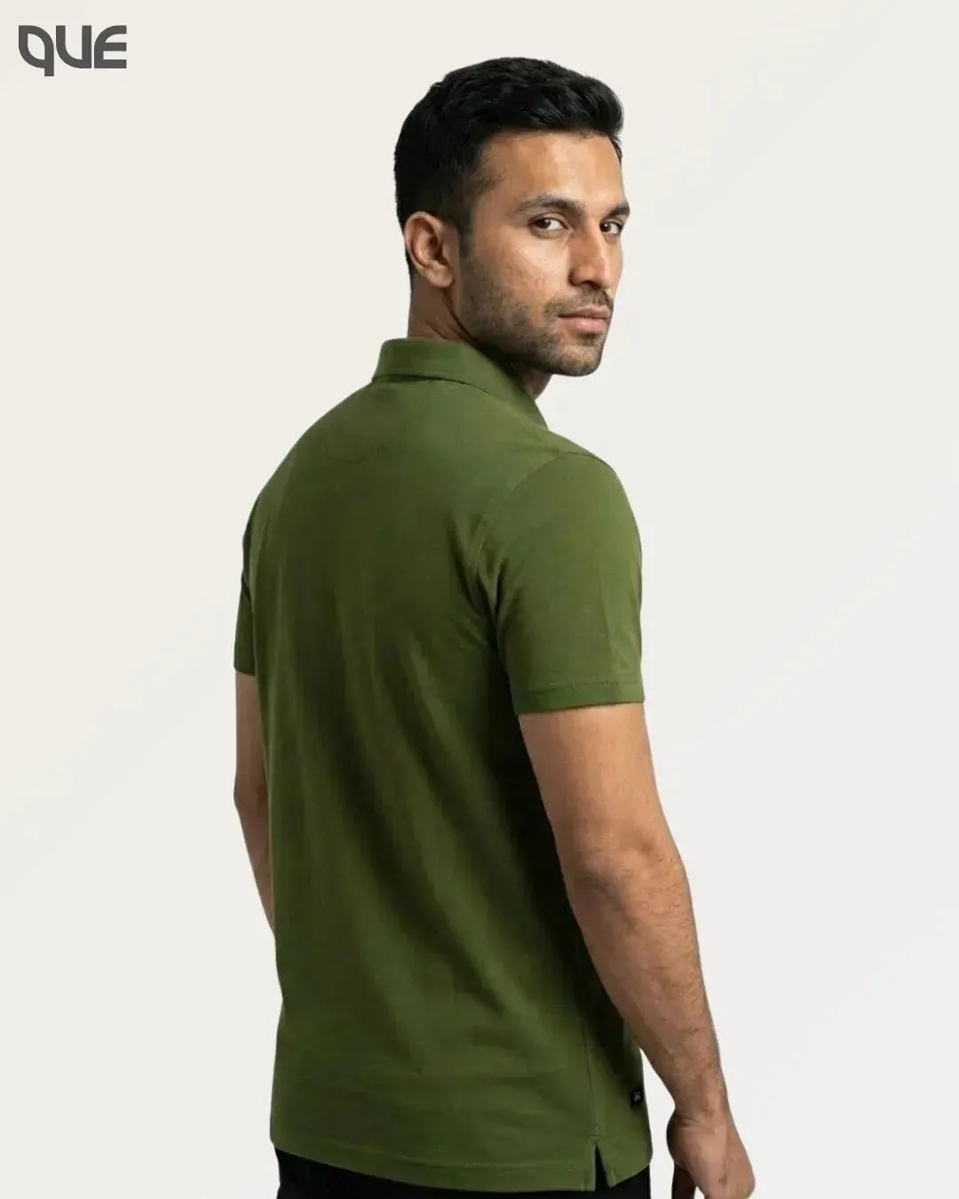 OLIVE GREEN POLO SHIRT