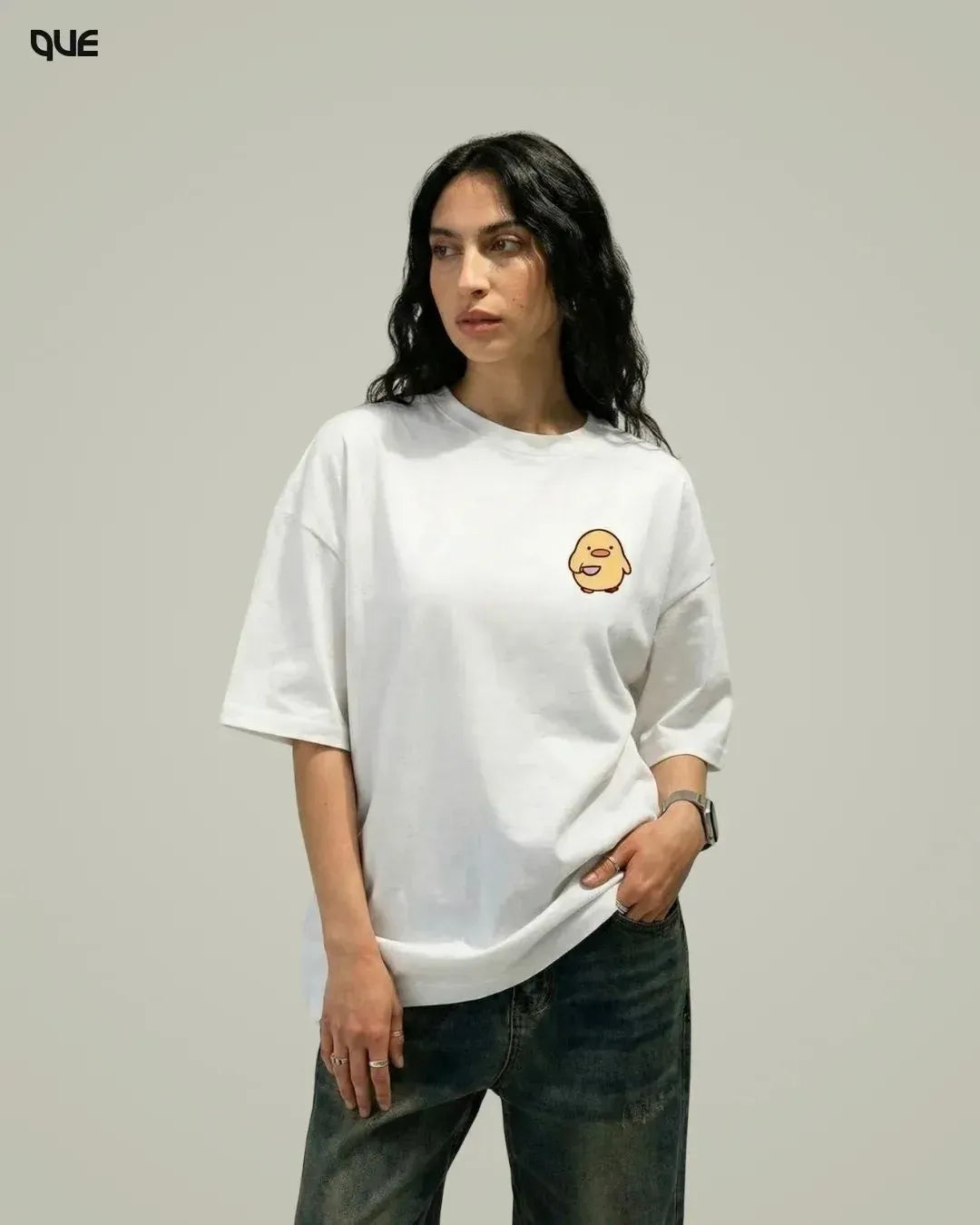 CUTE GRAPHIC OVERSIZED T-SHIRT