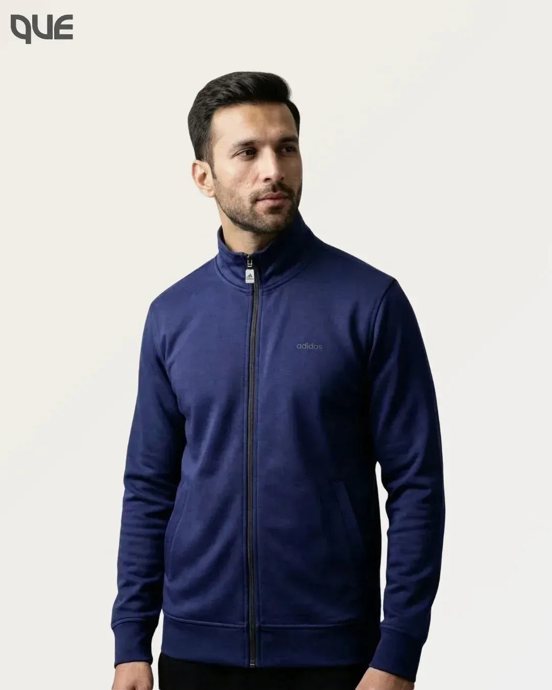 NAVY BLUE TRAINING ZIPPER FOR MEN