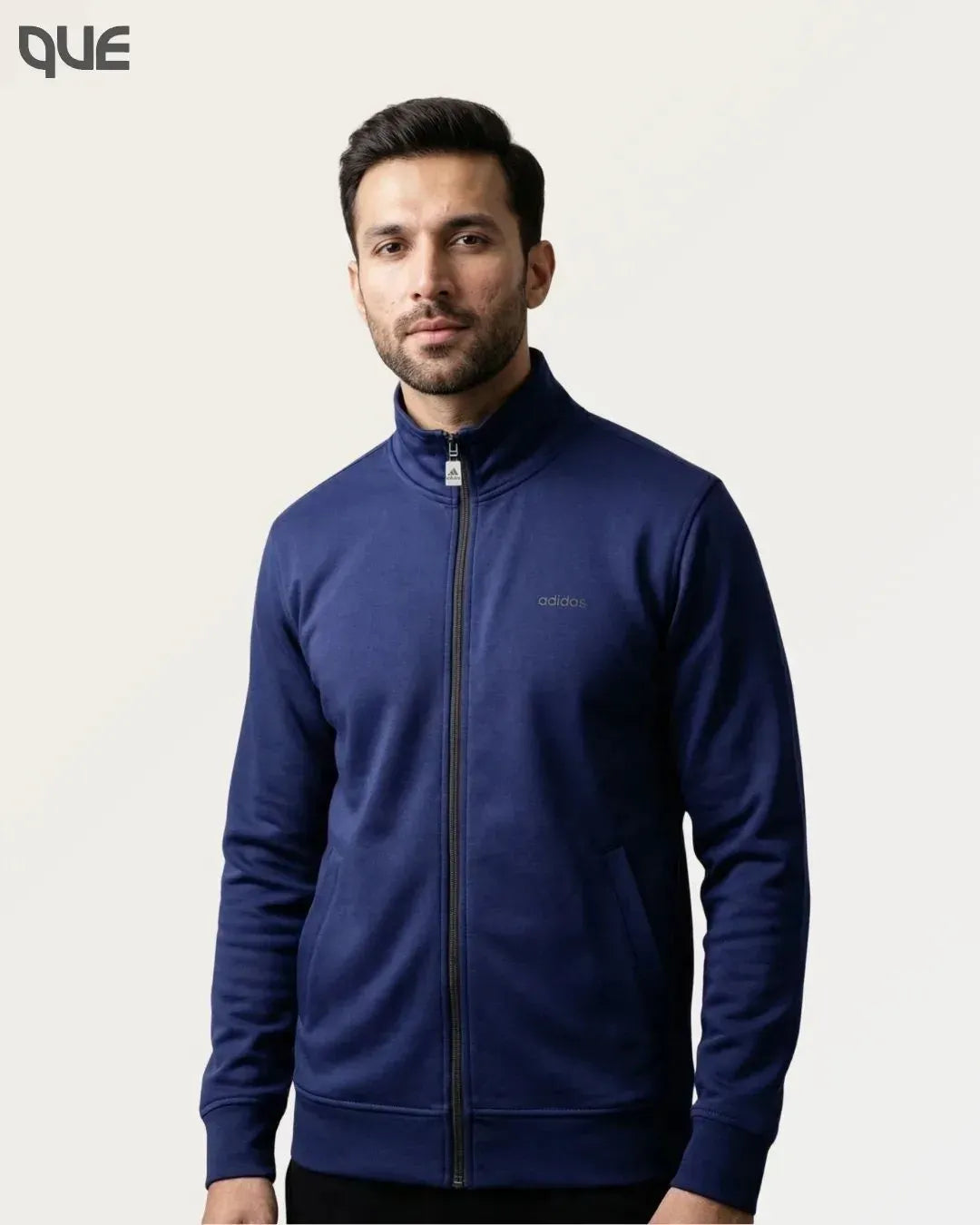 NAVY BLUE TRAINING ZIPPER FOR MEN